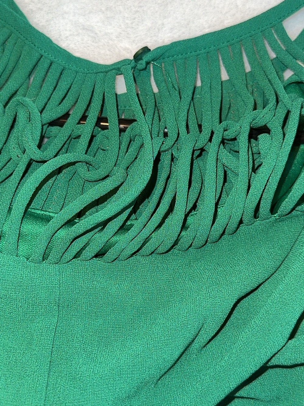 Lulus Green Halter Swing Dress Medium - Picture 8 of 10